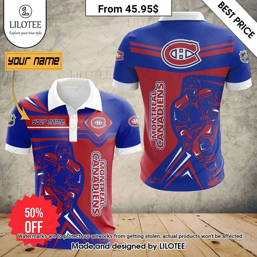 custom montreal canadiens special polo 1 719