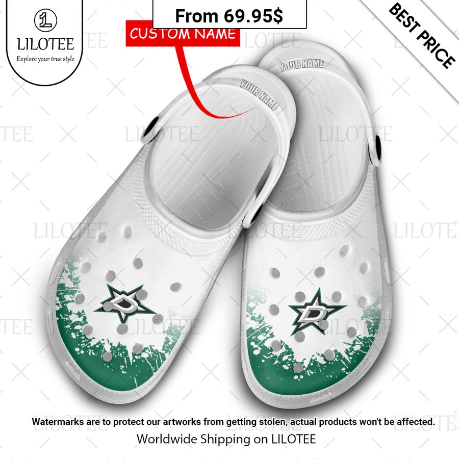 dallas stars custom crocband shoes 1 623