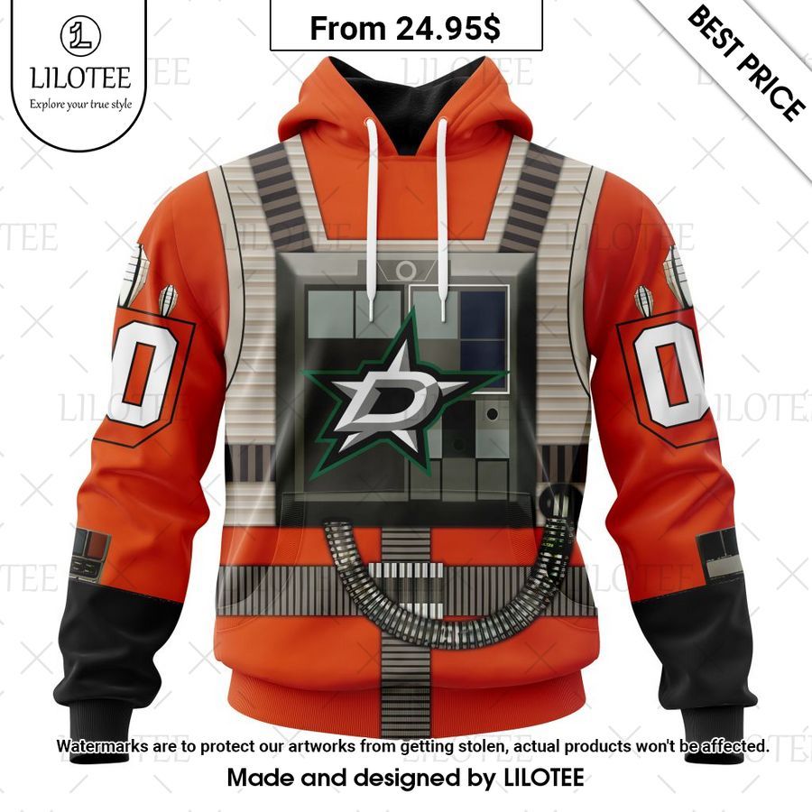 dallas stars star wars rebel pilot design custom shirt 1 580