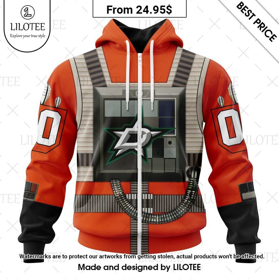 dallas stars star wars rebel pilot design custom shirt 2 262