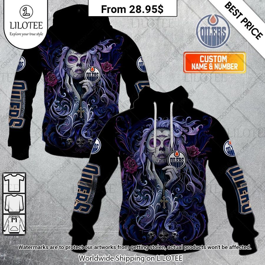 Edmonton Oilers Tattoo Girl Artwork 2023 Custom Shirt Best click of yours