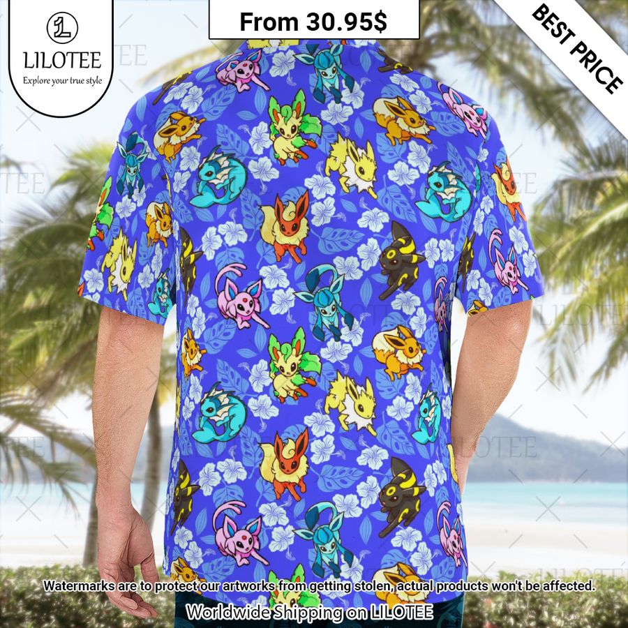 Eevee Pokemon Hawaiian Shirt You look fresh in nature