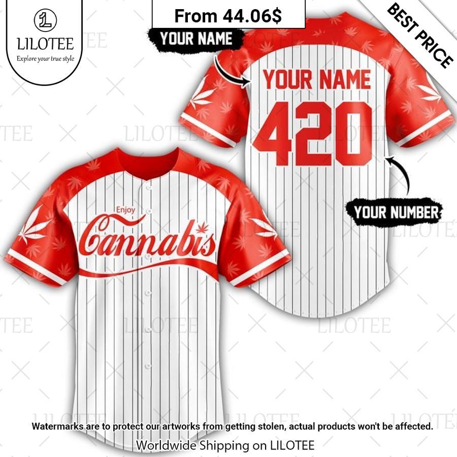 Enjoy Cannabis Custom Baseball Jersey Have you joined a gymnasium?