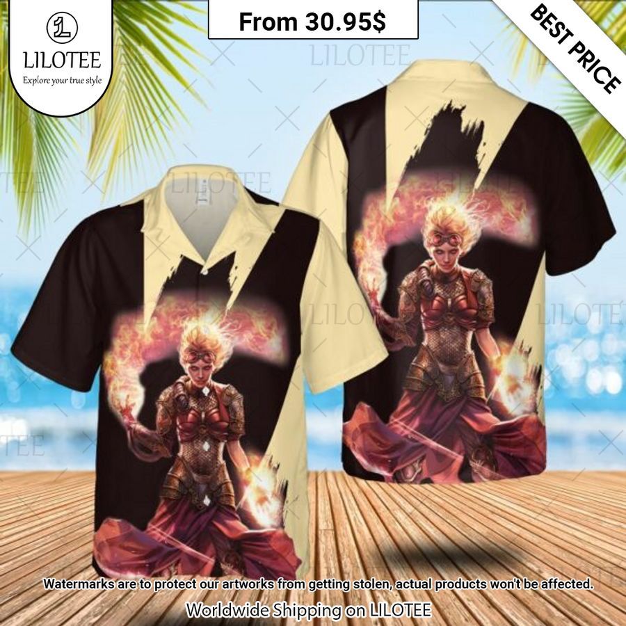Game MTG Chandra, Torch Of Defiance Hawaiian Shirt Eye soothing picture dear