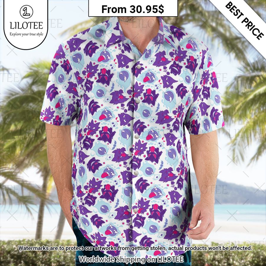 Gengar Haunter Gastly Hawaiian Shirt Coolosm