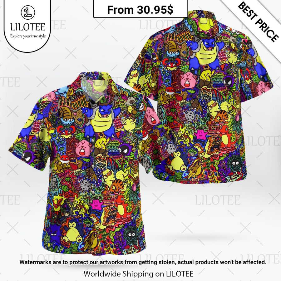 Happy Pokemon Hawaiian Shirt Best click of yours