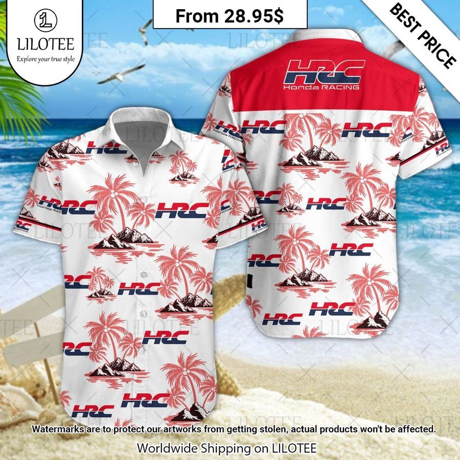 Honda HRC Hawaiian Shirt Studious look