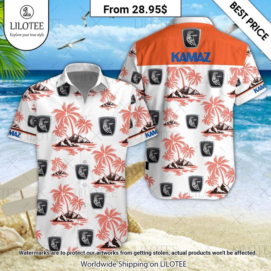 Kamaz Truck Hawaiian Shirt Such a charming picture.