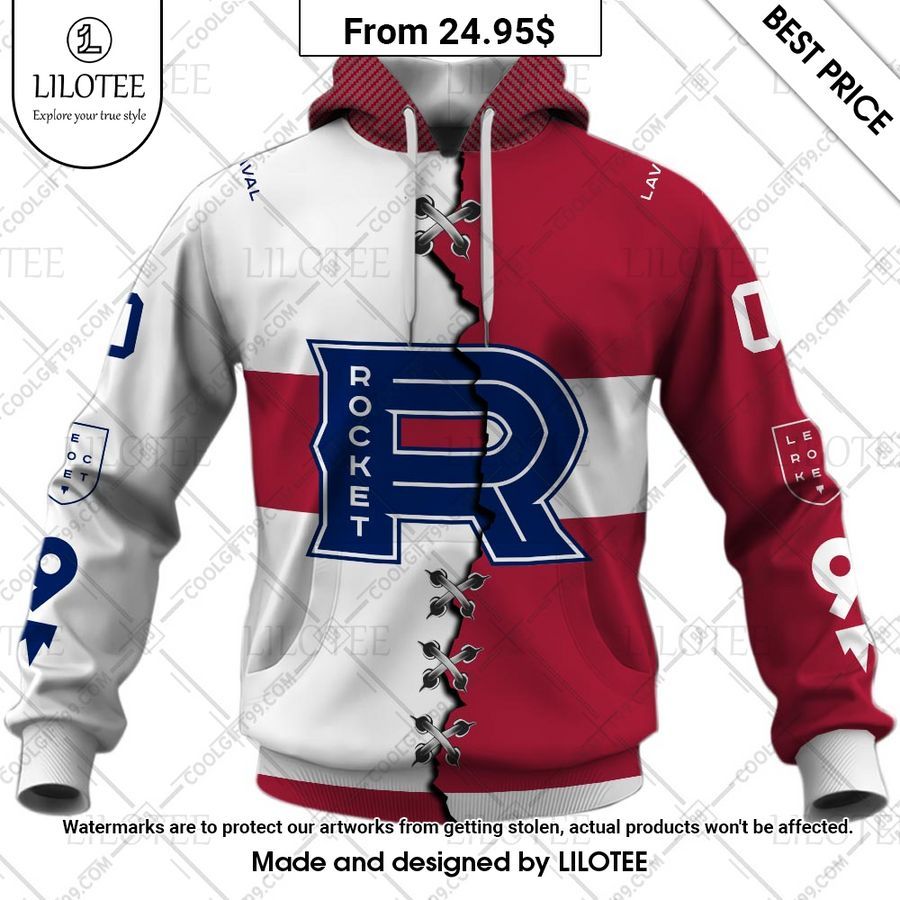 laval rocket mix jersey custom hoodie 2 492