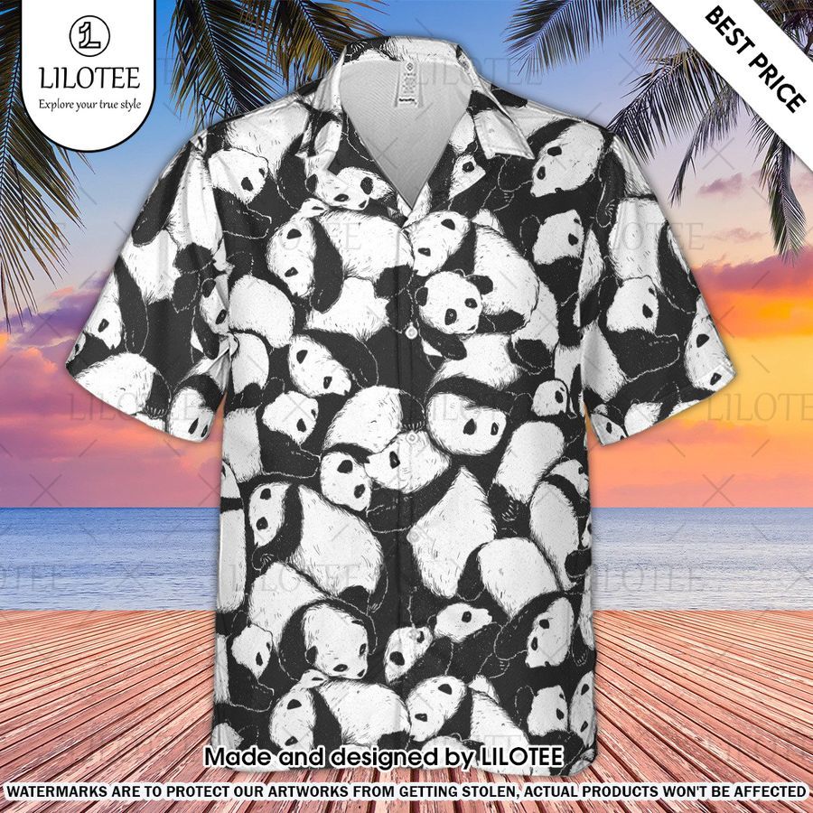 lazy day panda hawaiian shirt 2 977