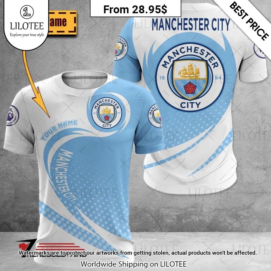 Manchester City Premier League 2023 T Shirt You look different and cute