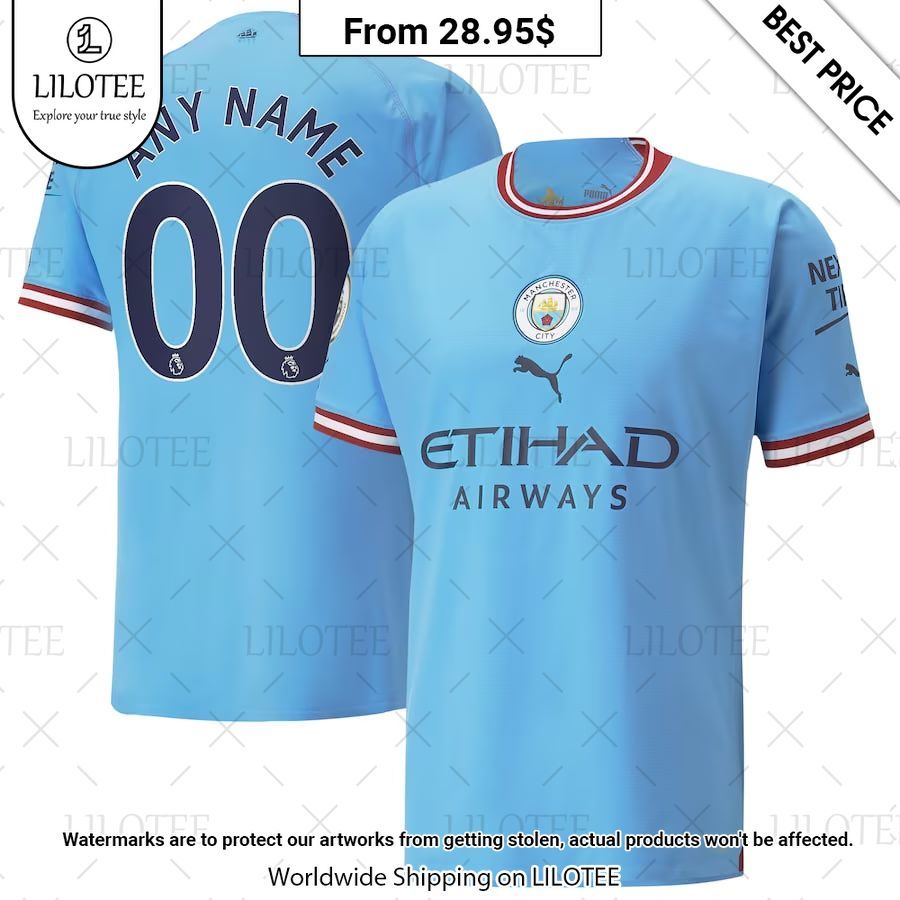 Manchester City Premier League 22 23 Custom T Shirt It is more than cute