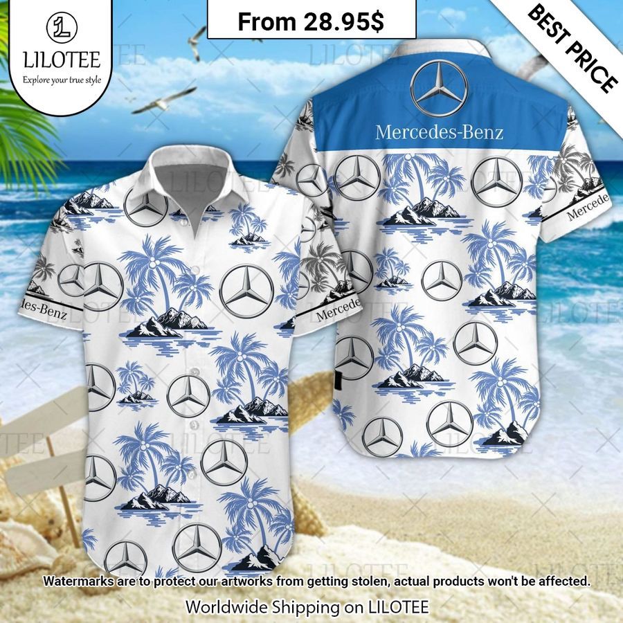 mercedes benz white hawaiian shirt 1 786.jpg
