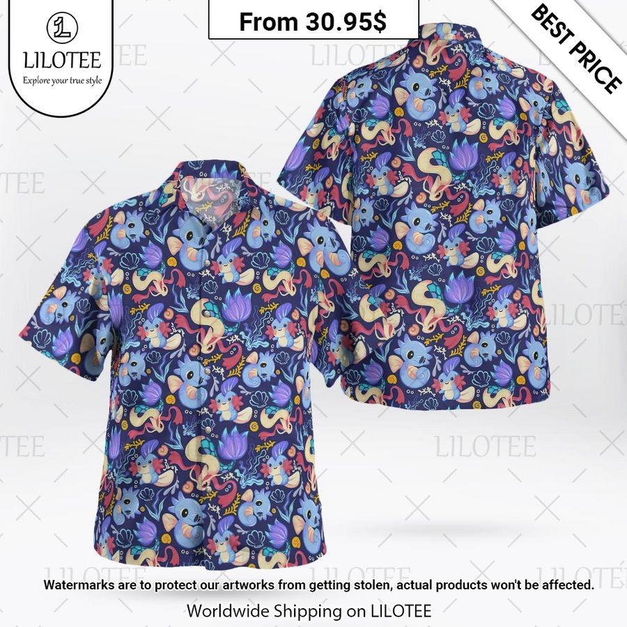 Milotic Water Pokemon Hawaiian Shirt This is awesome and unique