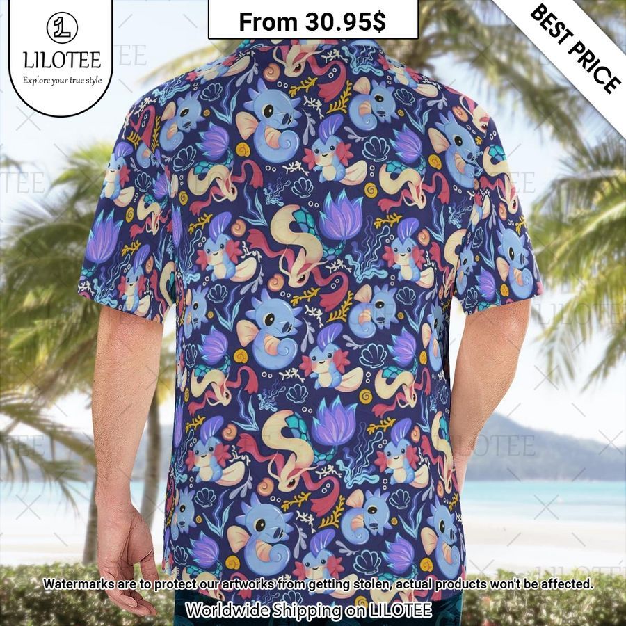 Milotic Water Pokemon Hawaiian Shirt Elegant and sober Pic