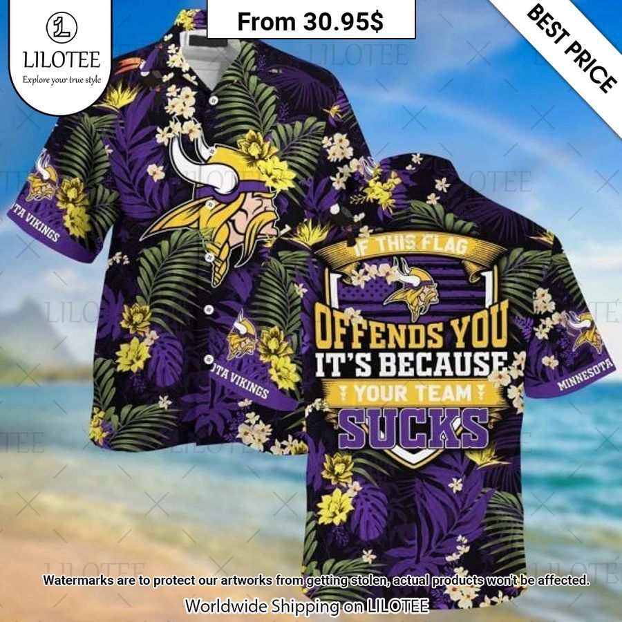 Minnesota Vikings Sucks Hawaiian Shirt Sizzling