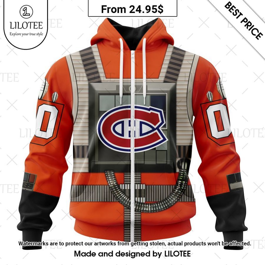 montreal canadiens star wars rebel pilot design custom shirt 2 935