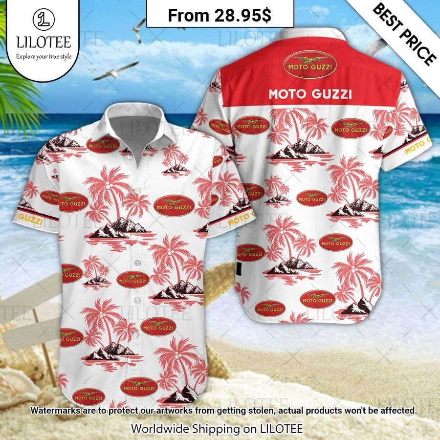 Moto Guzzi Hawaiian Shirt Coolosm