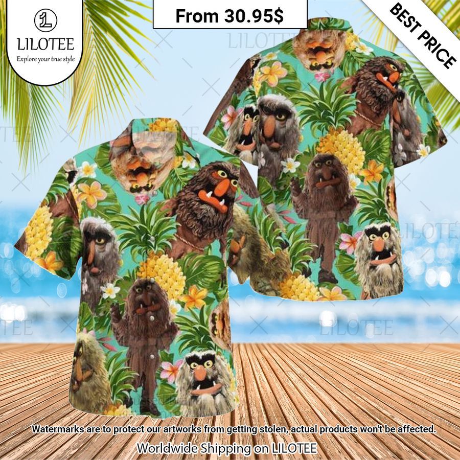 Muppets Sweetums Hawaiian Shirt You look different and cute