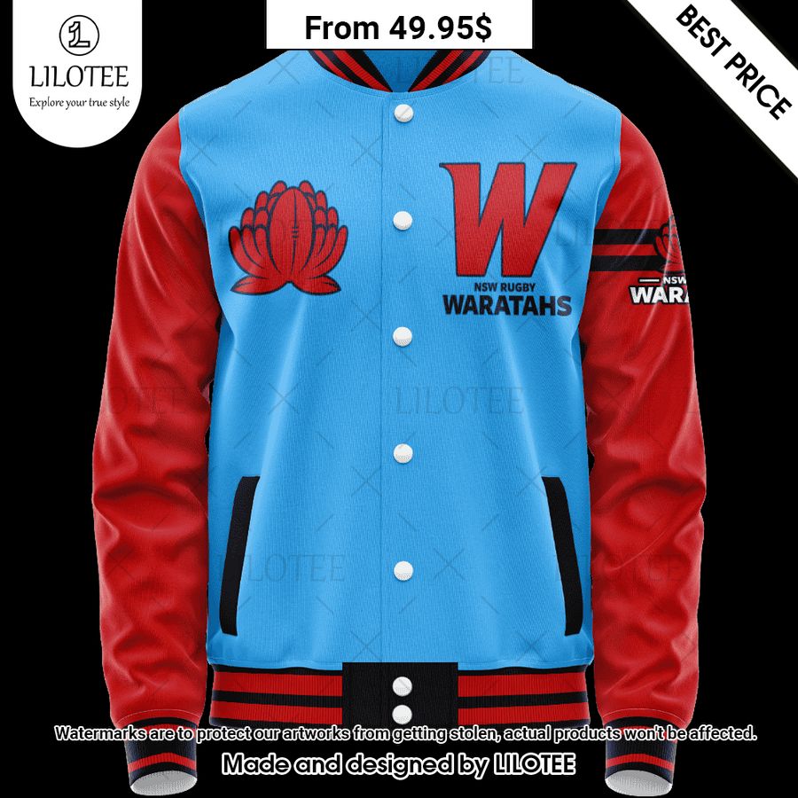 new south wales waratahs vintage logo custom baseball jacket 1 824