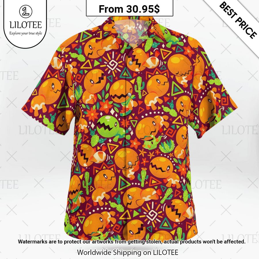 Nuckrar Pokemon Hawaiian Shirt Generous look