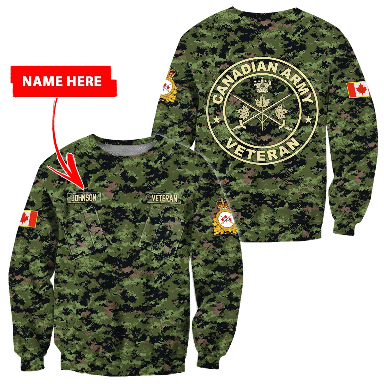 personalized name canada all over printed unisex clothes lh987 long sleeved shirt.jpg