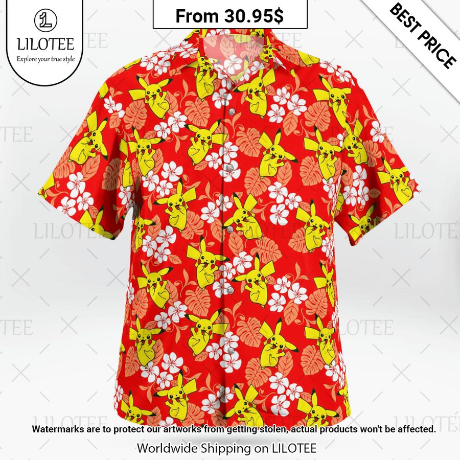 Pikachu Pokemon Hawaiian Shirt I can see the development in your personality