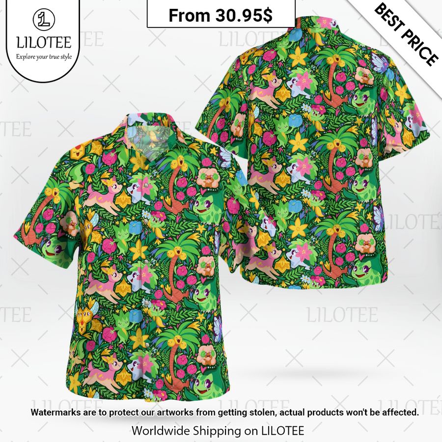 Pokemon Green Pokemon Hawaiian Shirt Hey! You look amazing dear