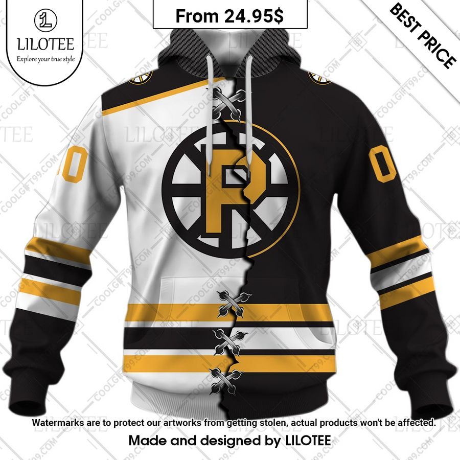 providence bruins mix jersey custom hoodie 2 331