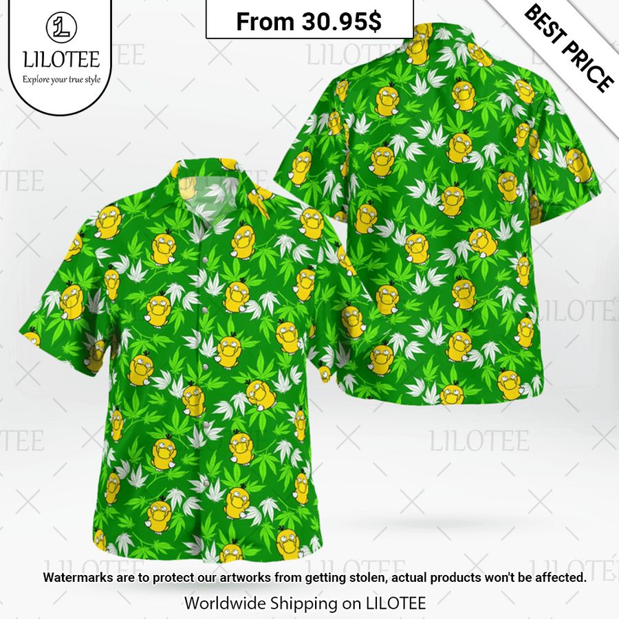 Psyduck Pokemon Hawaiian Shirt You look elegant man