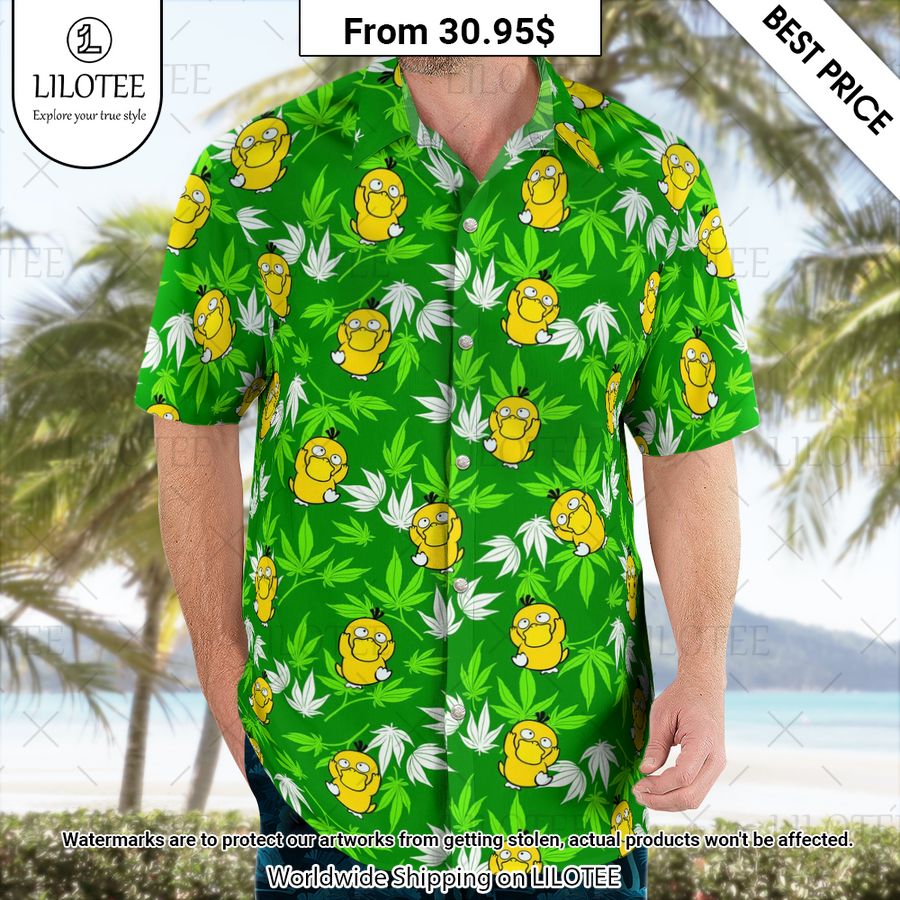 Psyduck Pokemon Hawaiian Shirt You tried editing this time?