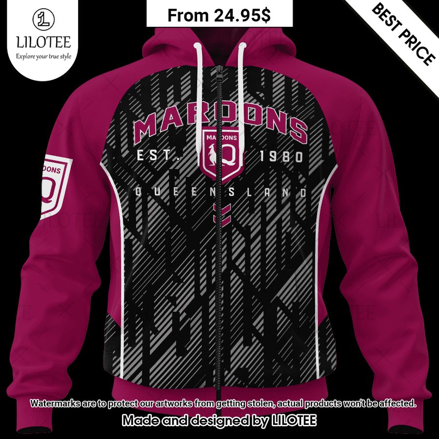 queensland maroons blocker nrl 2023 custom shirt 2 217