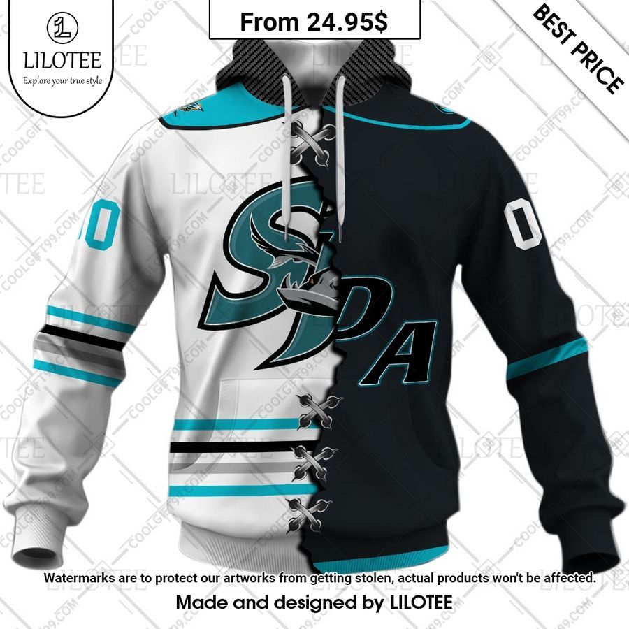 san jose barracuda mix jersey custom hoodie 2 102