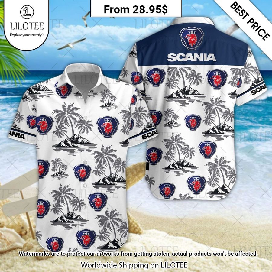 Scania Truck Hawaiian Shirt Two little brothers rocking together