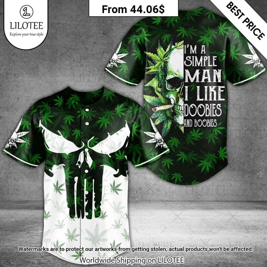 Skull Cannabis Baseball Jersey Have you joined a gymnasium?