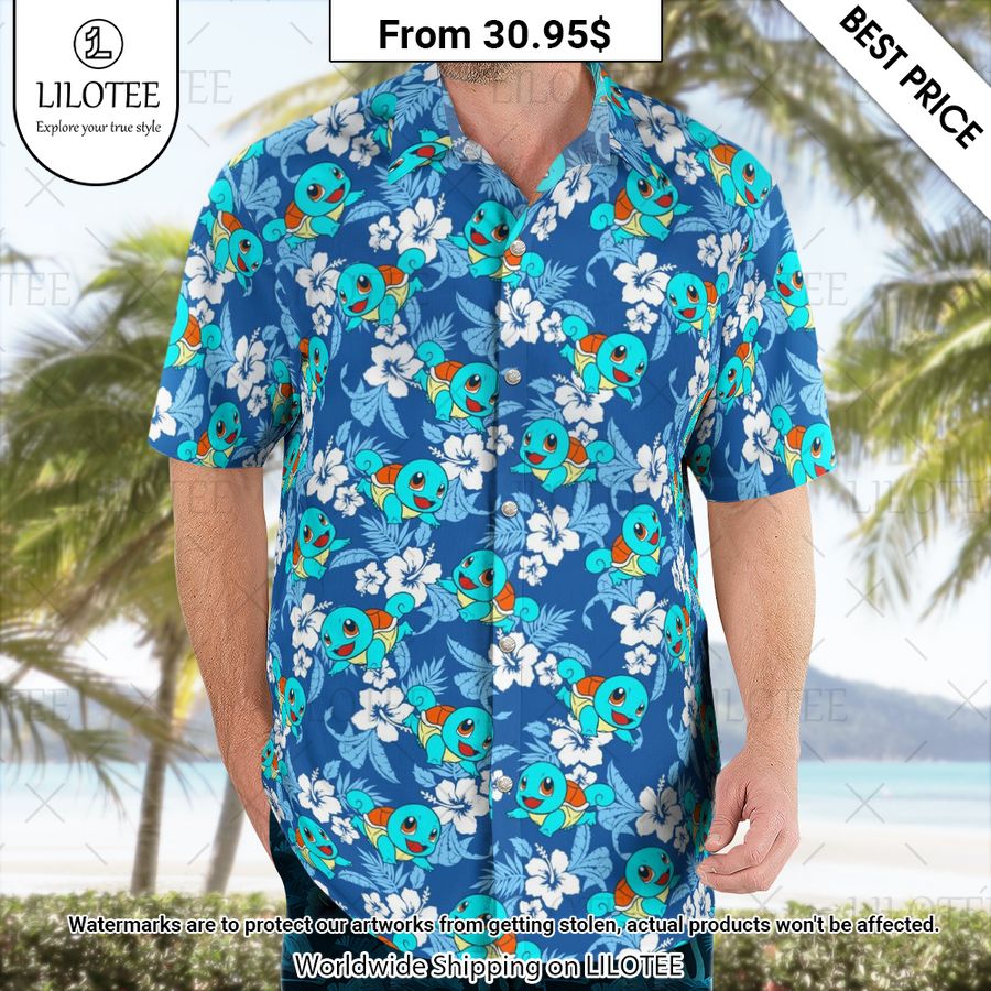 Squirtle Pokemon Hawaiian Shirt You guys complement each other