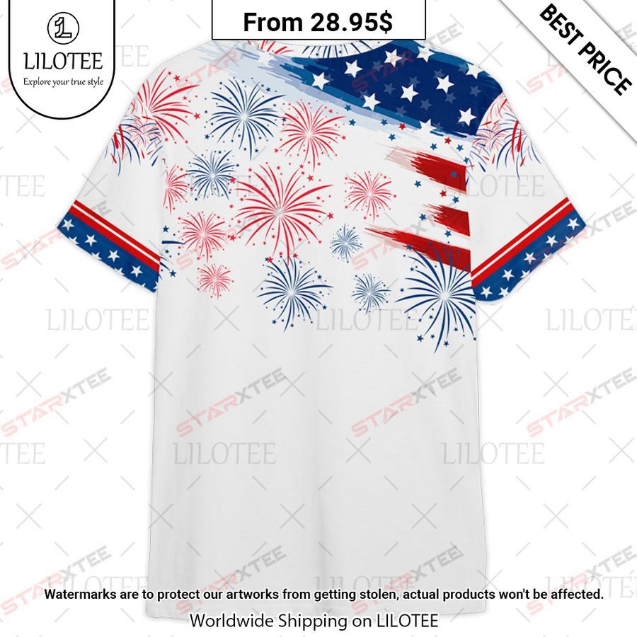 Star Wars 4th Of July Est. 1776 T Shirt Rocking picture