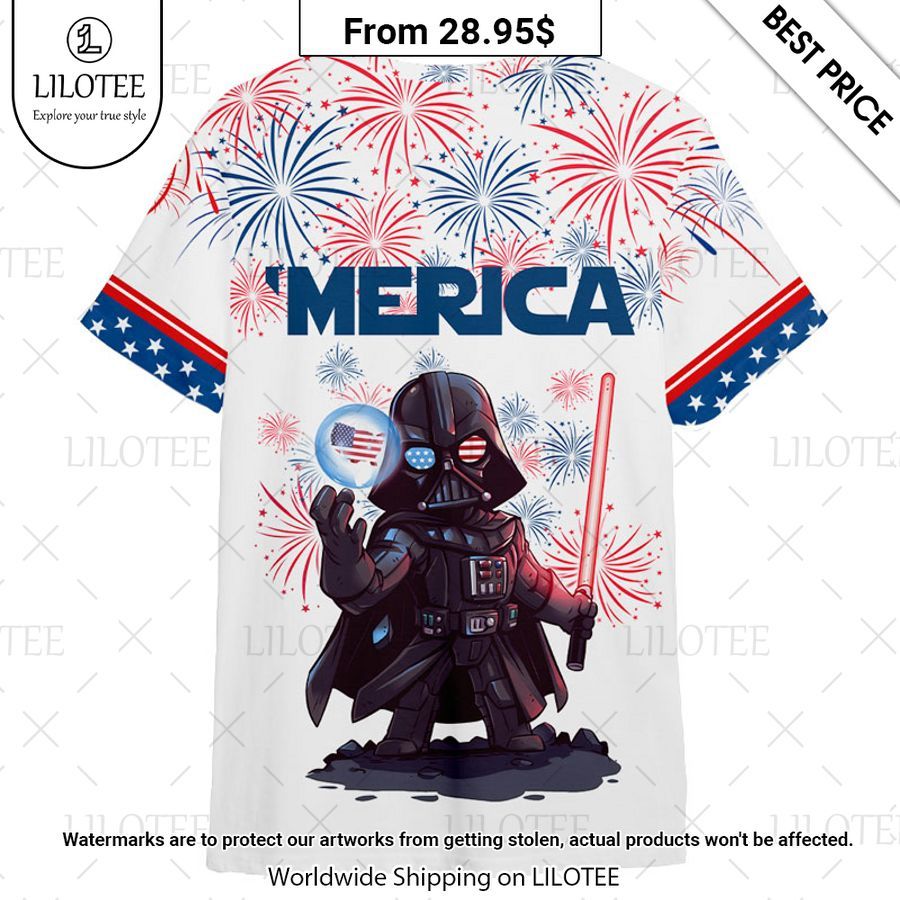 Star Wars Darth Vader Independence Day T Shirt Good click