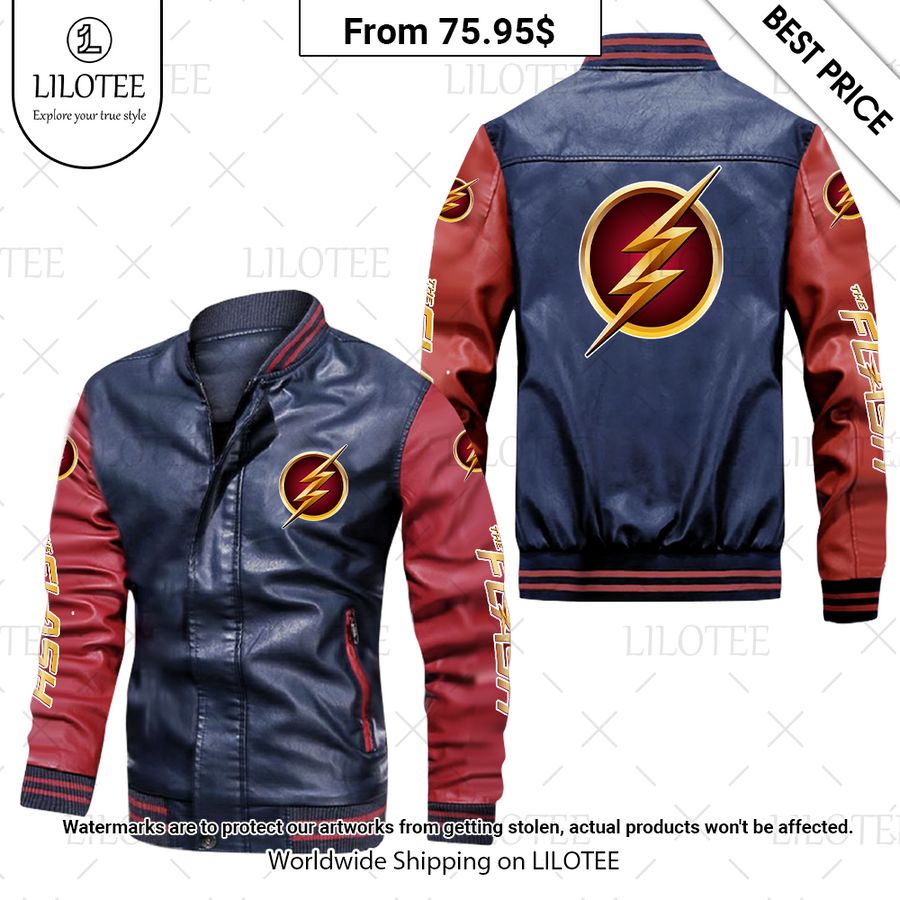 the flash leather bomber jacket 2 723