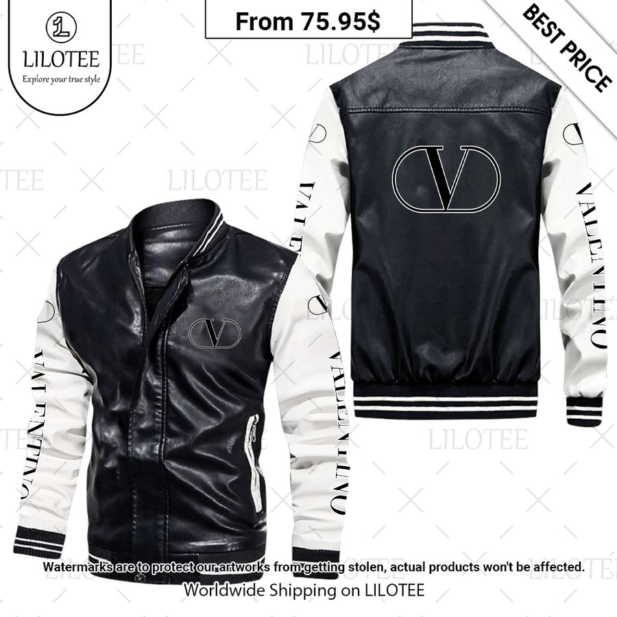 valentino leather bomber jacket 1 788