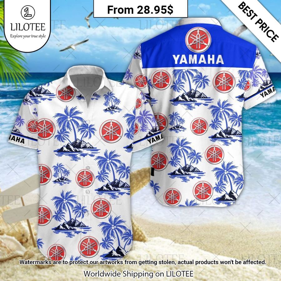 Yamaha Blue Hawaiian Shirt You are always amazing